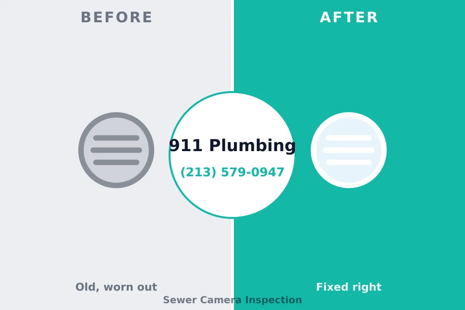 Before and after: plumbing company Oakdale, NY